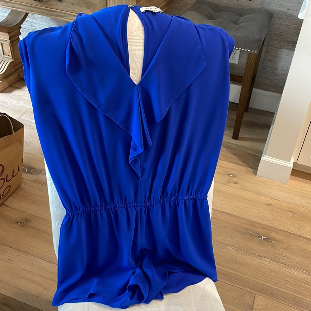Naked Zebra royal blue romper